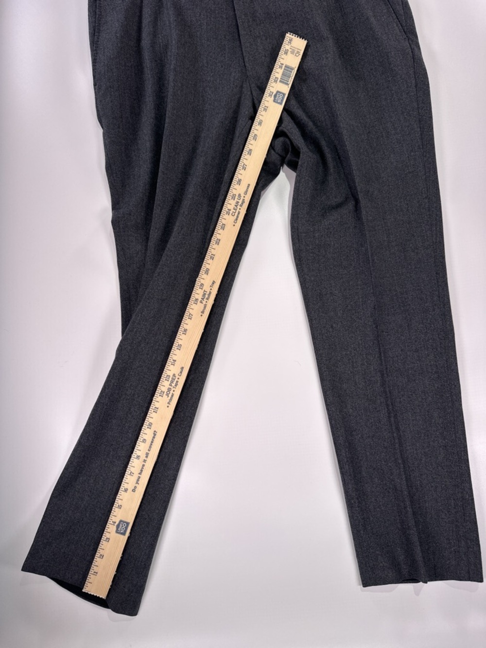 Charles Tyrwhitt 100% Wool Slim Fit Dress Pants Charcoal 40W - Picture 15 of 16